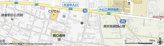栃木県小山市横倉新田315-36周辺の地図