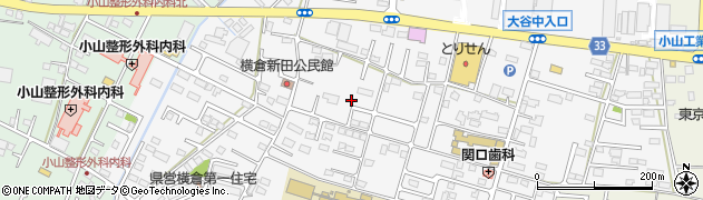 栃木県小山市横倉新田276-2周辺の地図