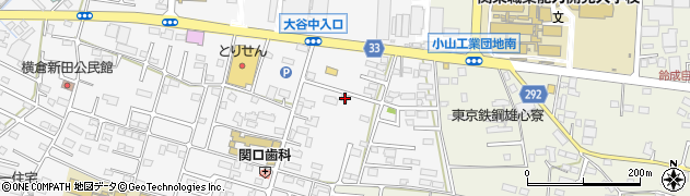 栃木県小山市横倉新田315周辺の地図