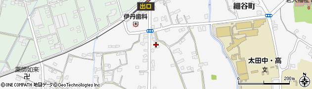 群馬県太田市細谷町1222周辺の地図