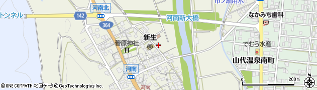 石川県加賀市河南町ヘ44周辺の地図