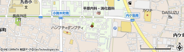 小舞木公園周辺の地図