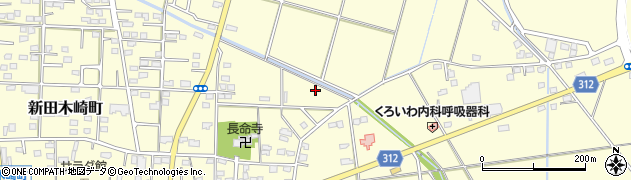 群馬県太田市新田木崎町1267周辺の地図
