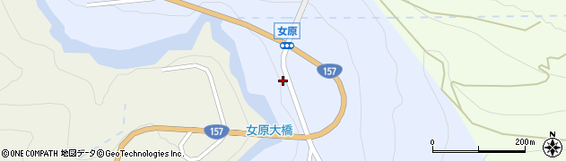 石川県白山市女原ト周辺の地図