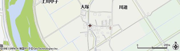 茨城県筑西市川連99周辺の地図