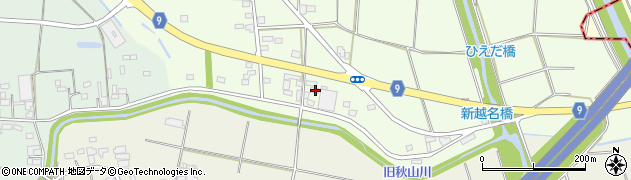 栃木県佐野市越名町117周辺の地図