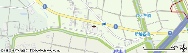 栃木県佐野市越名町107周辺の地図