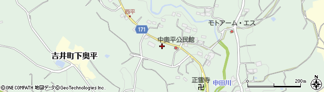 群馬県高崎市吉井町上奥平374周辺の地図