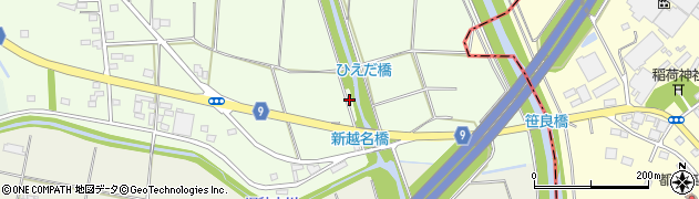栃木県佐野市越名町47周辺の地図