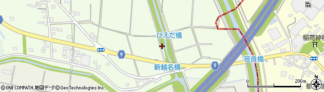 栃木県佐野市越名町49周辺の地図