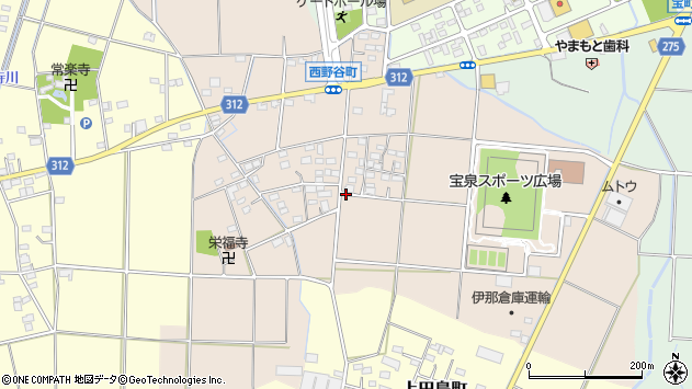 〒373-0043 群馬県太田市西野谷町の地図