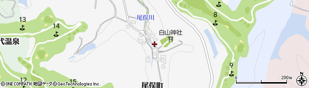石川県加賀市尾俣町ル周辺の地図