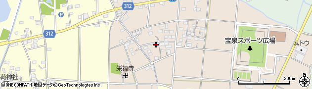 群馬県太田市西野谷町甲周辺の地図