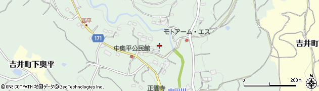 群馬県高崎市吉井町上奥平349周辺の地図