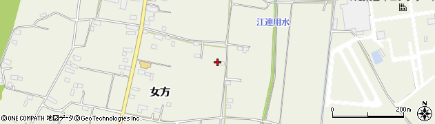 茨城県筑西市女方698周辺の地図