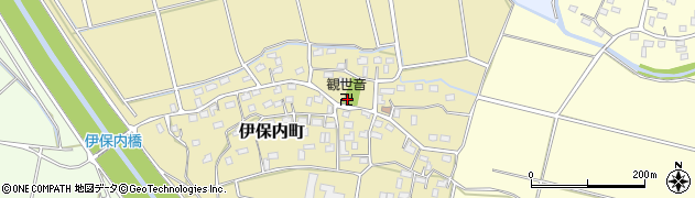 栃木県佐野市伊保内町3910周辺の地図