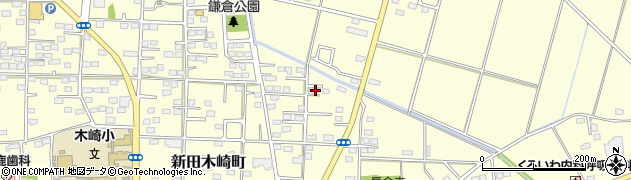 群馬県太田市新田木崎町1278周辺の地図