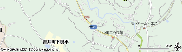 群馬県高崎市吉井町上奥平389周辺の地図