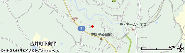 群馬県高崎市吉井町上奥平363周辺の地図