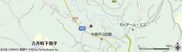 群馬県高崎市吉井町上奥平402周辺の地図