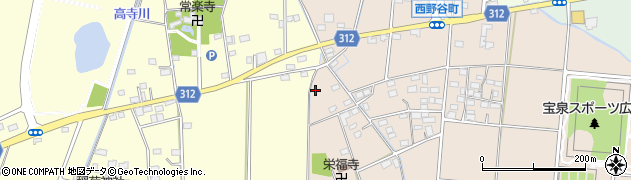 群馬県太田市西野谷町234周辺の地図