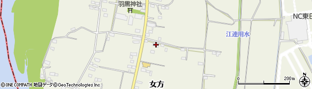 茨城県筑西市女方742周辺の地図