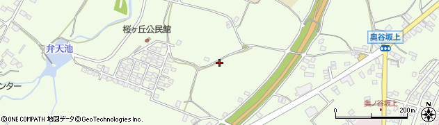 茨城県茨城町（東茨城郡）奥谷周辺の地図