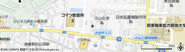 栃木県小山市横倉新田295周辺の地図