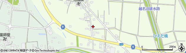 栃木県佐野市越名町149周辺の地図