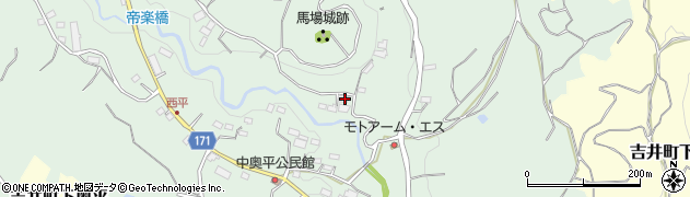 群馬県高崎市吉井町上奥平309周辺の地図