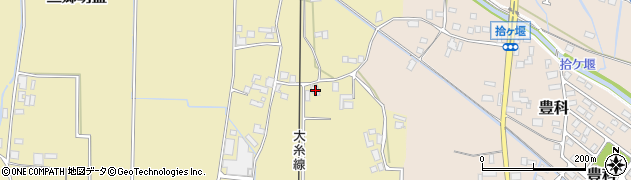 長野県安曇野市三郷明盛2537周辺の地図