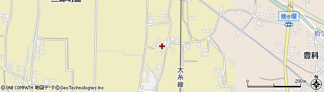 長野県安曇野市三郷明盛2658周辺の地図