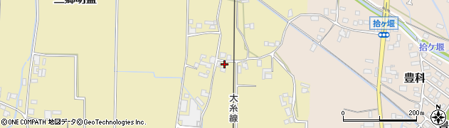 長野県安曇野市三郷明盛2539周辺の地図