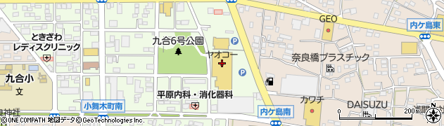 ヤオコー太田小舞木店周辺の地図