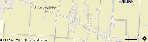 長野県安曇野市三郷明盛3599-11周辺の地図