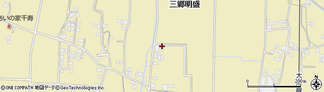 長野県安曇野市三郷明盛2784周辺の地図