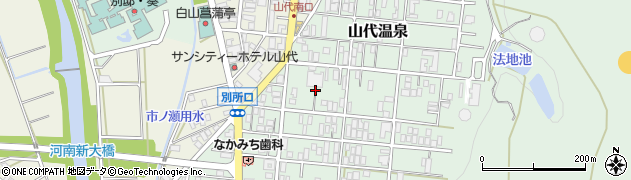 石川県加賀市山代温泉（リ）周辺の地図