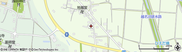 栃木県佐野市越名町324周辺の地図