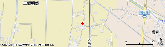 長野県安曇野市三郷明盛2637周辺の地図