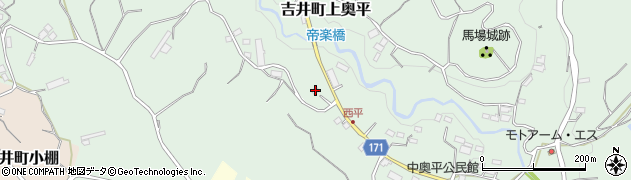 群馬県高崎市吉井町上奥平421周辺の地図