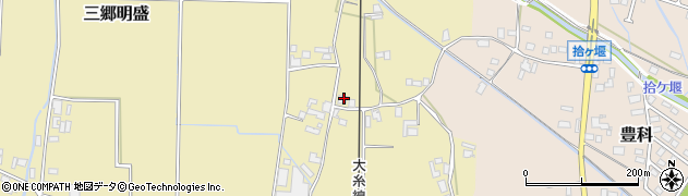 長野県安曇野市三郷明盛2540周辺の地図