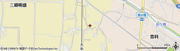 長野県安曇野市三郷明盛2550周辺の地図