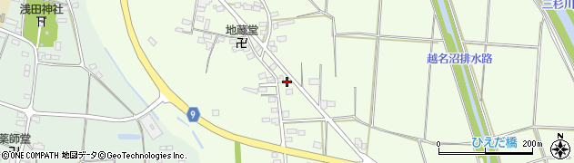 栃木県佐野市越名町146周辺の地図