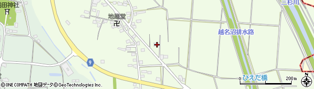 栃木県佐野市越名町120周辺の地図
