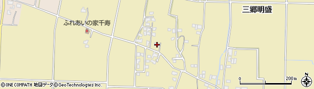 長野県安曇野市三郷明盛3657-1周辺の地図
