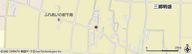 長野県安曇野市三郷明盛3658周辺の地図