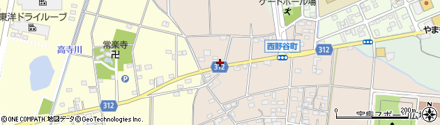 群馬県太田市西野谷町185周辺の地図
