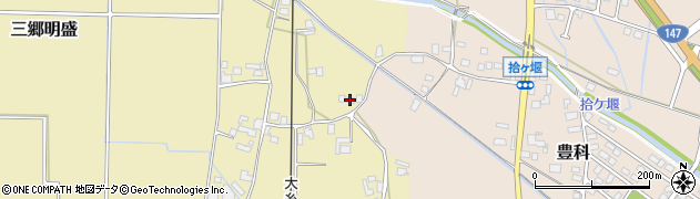 長野県安曇野市三郷明盛2558周辺の地図