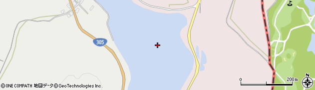 北潟湖周辺の地図
