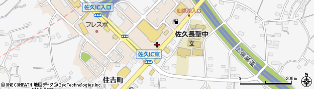 マクドナルド佐久インター店周辺の地図